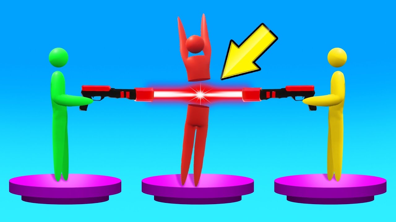 ONE LASER vs. 2 ENEMIES = BRUTAL! (Super Smash)