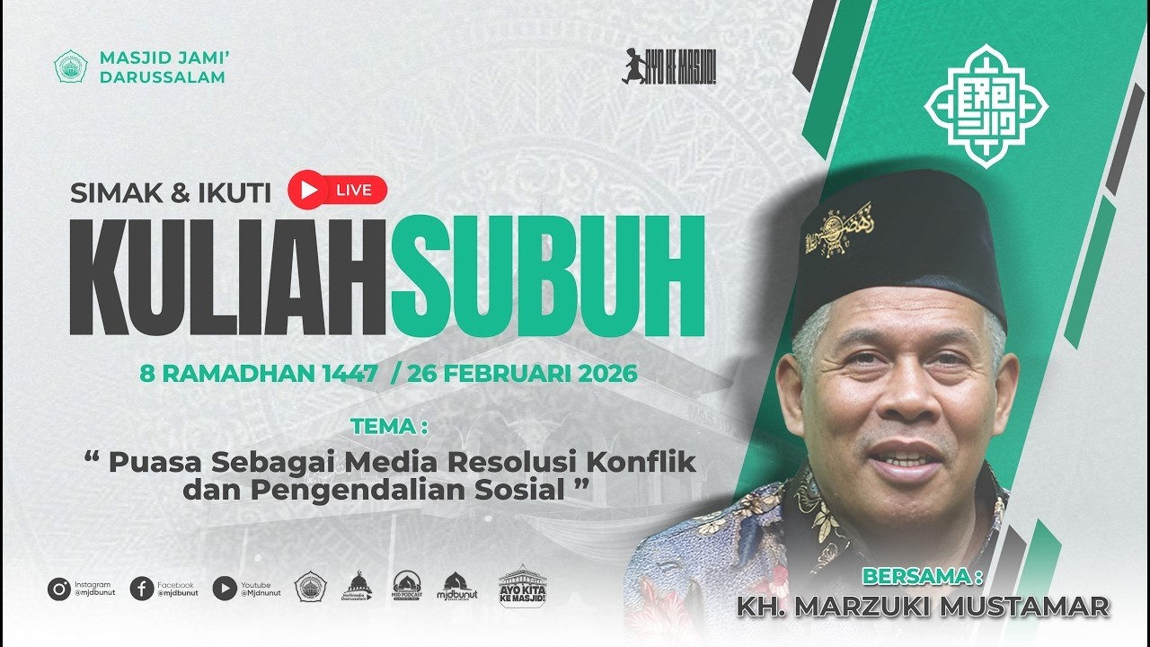 🔴LIVE KULIAH SUBUH 1447 H 