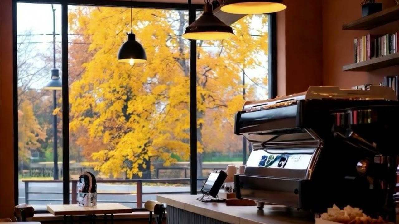 Autumn Café Jazz Ambience | Relaxing Background Music for Working & Studying