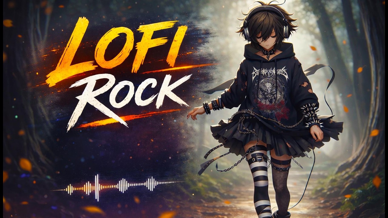 LoFi Rock Radio 24/7 🤘 Dark Study & Metal Vibes