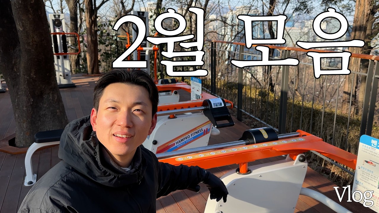 Vlog) 2월 있었던 일들 ( 은행나무집, 남산산책, 소랑도, 마늘빵, 팔삭 )