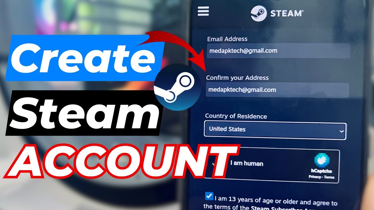 How To Create Steam Account On Mobile 2026