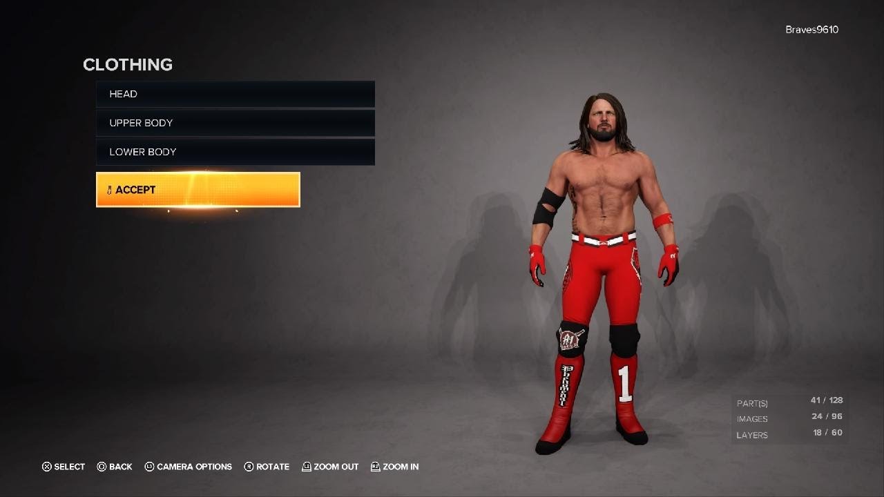 AJ Styles THE OC WWE Superstar Threads Attire Showcase PS5 WWE 2K23