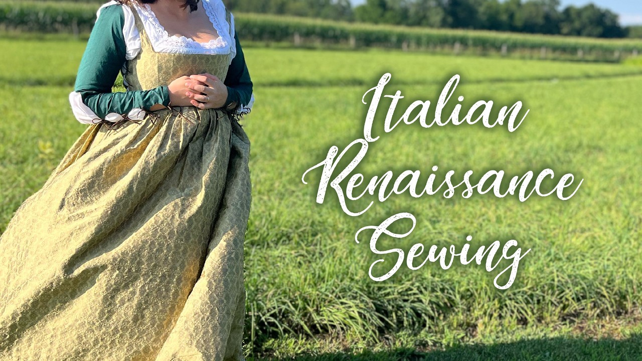 Making an Italian Renaissance Kirtle 🧵 Detailed Sewing Tutorial 🧵