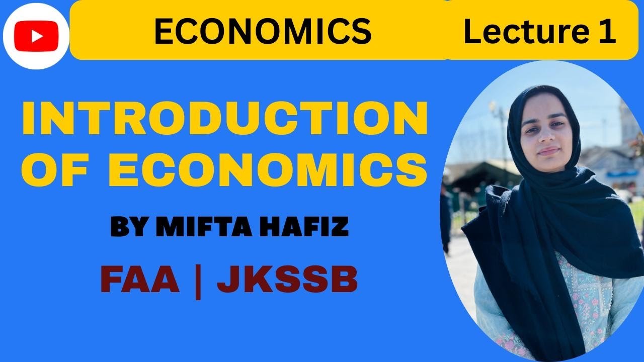 Economics Lect 01 |JKSSB| 