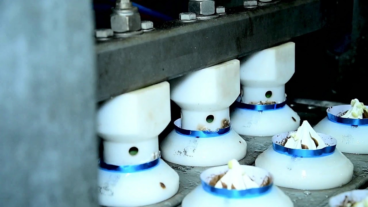 Hybrid Cup and Cone Filling Machine with Single Hardening Tunnel