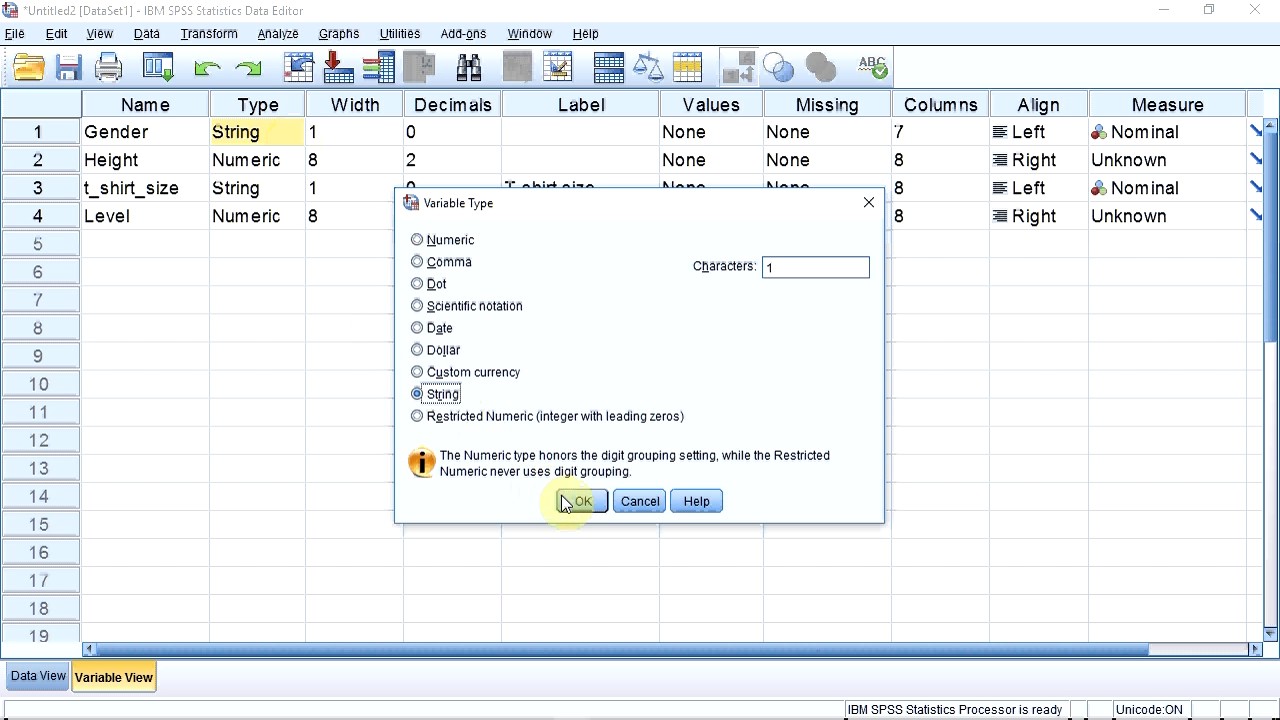 Introduction to SPSS