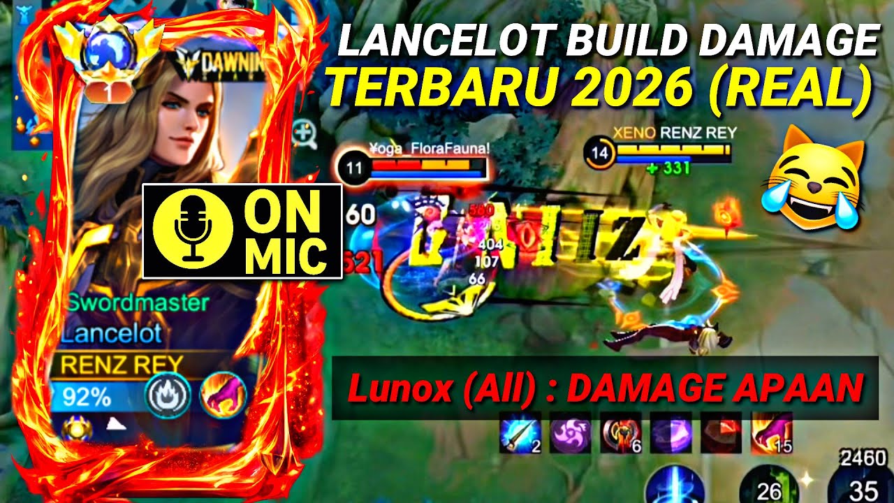 LANCELOT GW MEMAKAI BUILD YANG BISA MEMBUAT MUSUH LANGSUNG ILANG 2026!! 🔥 RENZ REY