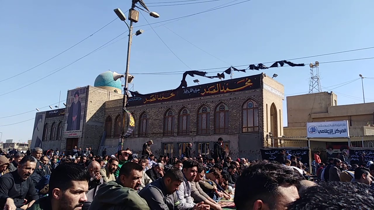 اذان الظهر بصوت الشيخ سليم اللامي في مدينه الصدر يوم الجمعة