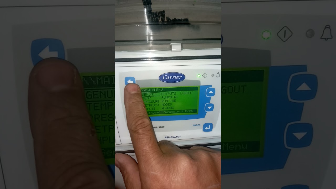 pompe a chaleur carrier comment modifier la température