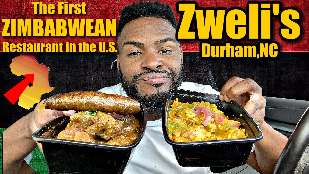 ПЕРВЫЙ зимбабвийский ресторан в США | Zweli's Durham, Северная Каролина | Впервые пробуем зимбабв...