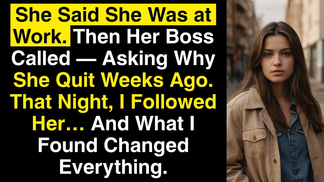 She Said She Was at Work—Then Her Boss Called Me. That Phone Call Exposed Everything.