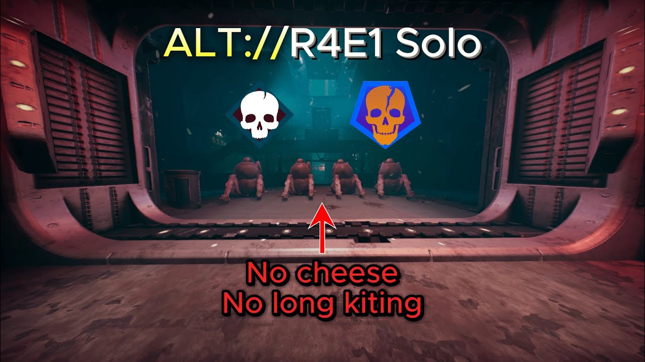 GTFO ALT://R4E1 Secondary Solo(No Cheese, No Long kiting, No Bots)