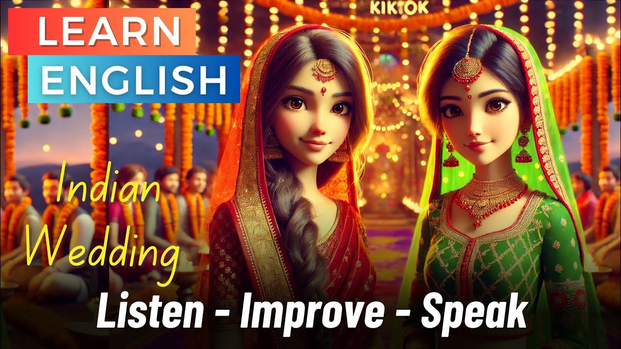 Indian Wedding Talk || English Listening Practice - Speaking Skills