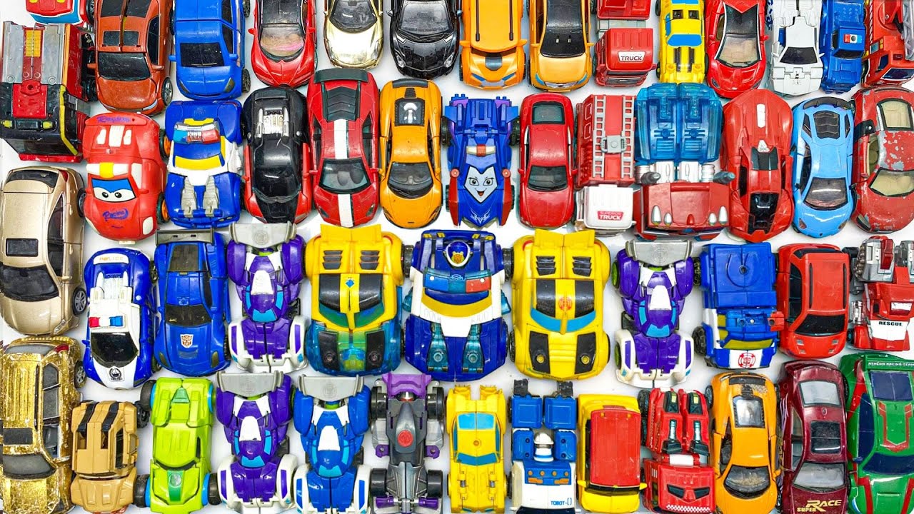 New Mini TRANSFORMERS 22 Century - One Step Changer Rescue Bots BUMBLEBEE DINOSAUR TRUK BUS Animated