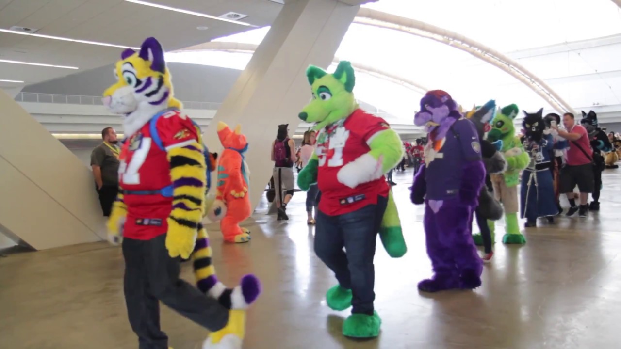 Anthrocon 2016 - Fursuit Parade from Inside