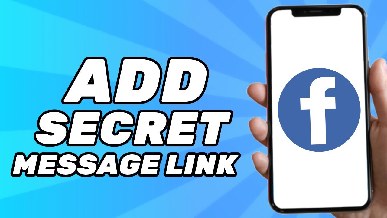 How to Add Secret Message Link on Facebook Profile 2025