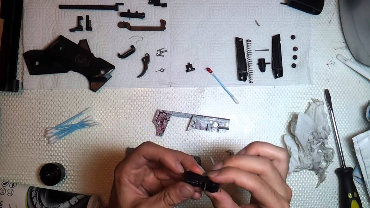 BERETTA 92F DE KJ Works - Mantenimiento completo desmontar, limpieza, engrase y montaje al 100%