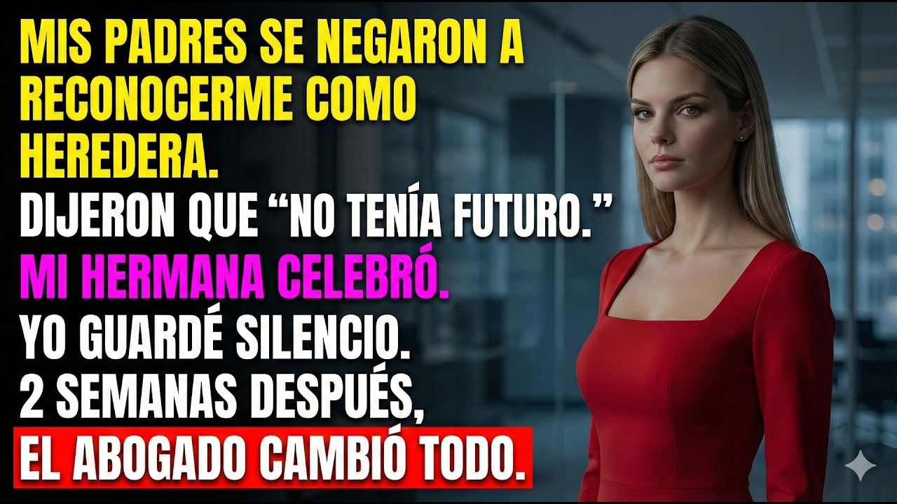 Mis Padres Le Dieron Todo A Mi Hermana — Hasta Que El Abogado Dijo Mi Nombre
