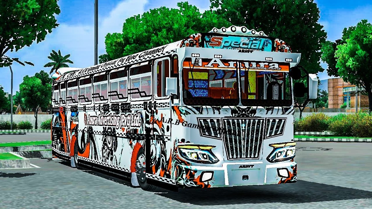 Attractive Princess Bus Mod For Bus Simulator Indonesia All Updates | Anura Advertising New Bus Mod 