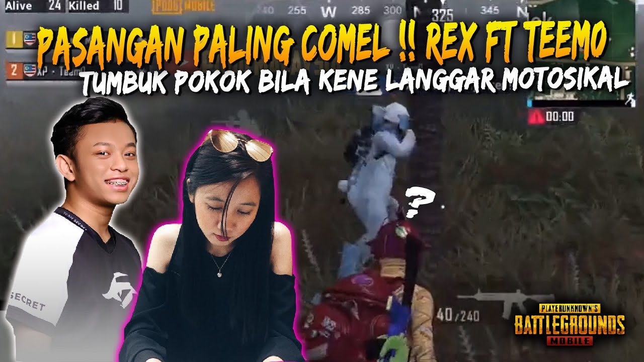 Comel Bila TeemO Tumbuk Pokok | Rex FT TeemO | Pubg Mobile Malaysia