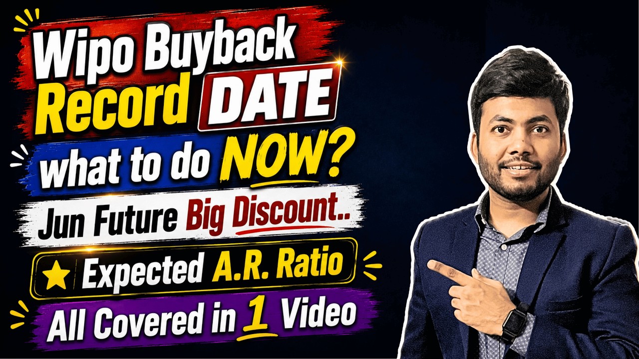 Wipro Buyback Record Date | Now What to DO? | June Future Price Discount? | WIPRO BUYBACK STRATEGY