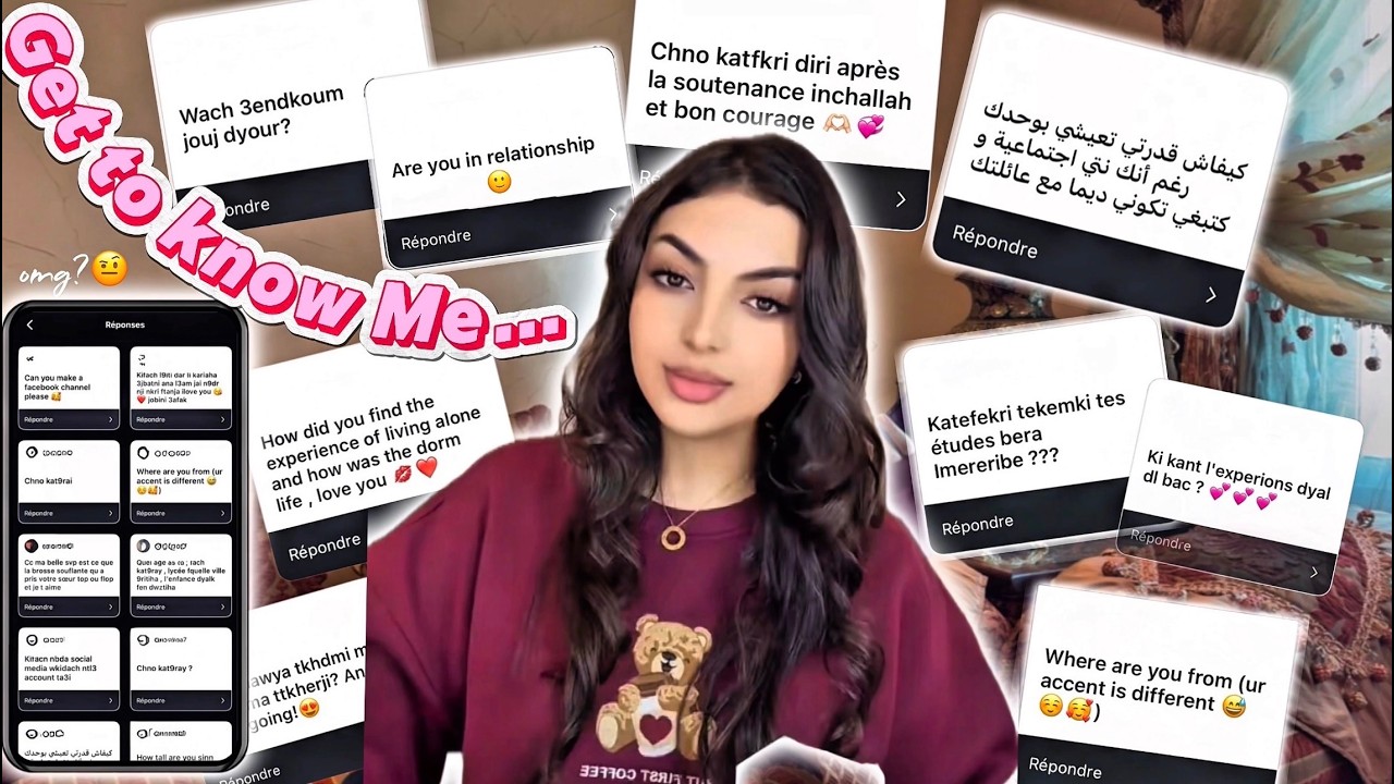GET TO KNOW ME | جاوبت على اسئلتكم💬💓+STORY TIME🥹🫣