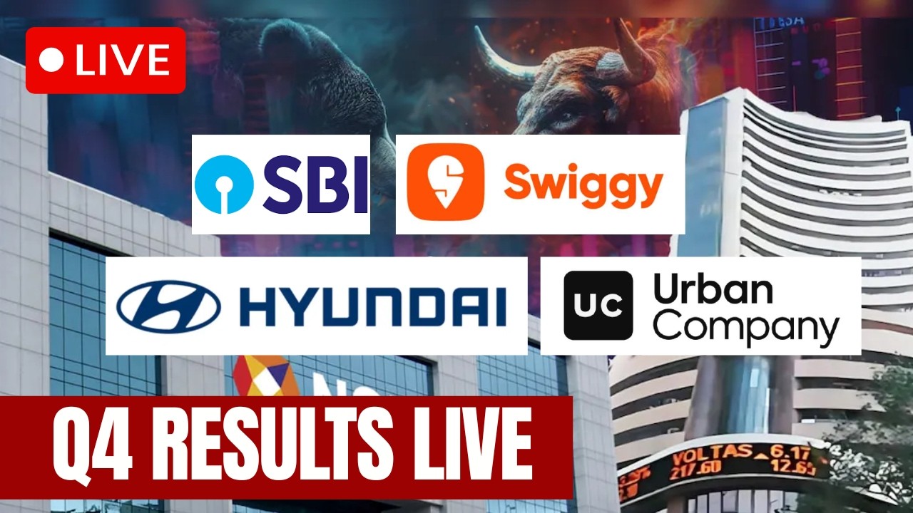 Q4 Results LIVE: SBI, Swiggy, Hyundai Motor, Urban Company & More | LIVE Updates