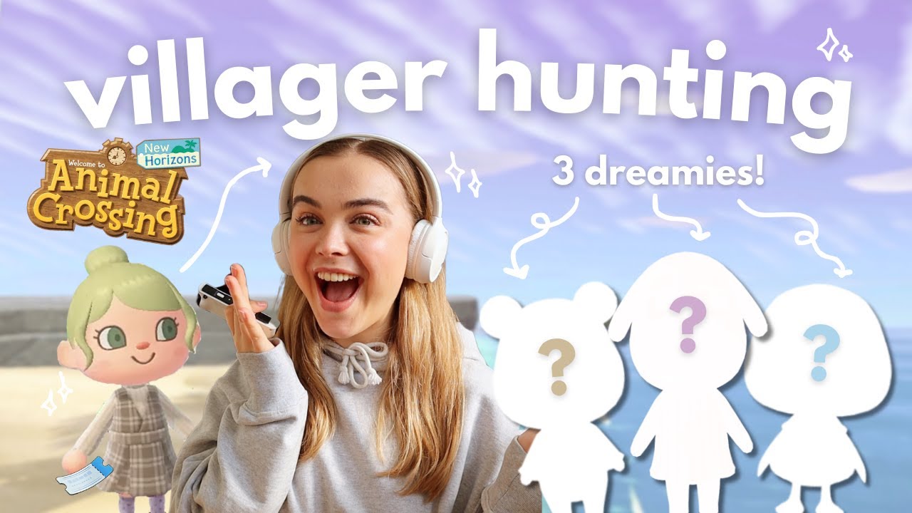 3 dreamies zoeken voor mijn nieuwe eiland! (villager hunt) 🐻✈️ | animal crossing new horizons