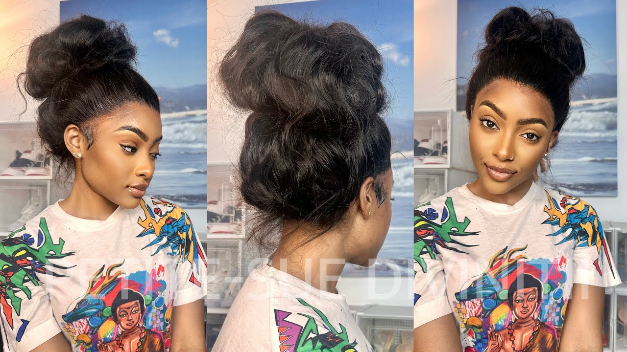 FLAWLESS 360 LACE FRONT INVISIBLE STRAP WIG INSTALL ft. Kiss Love Hair| PETITE-SUE DIVINITII