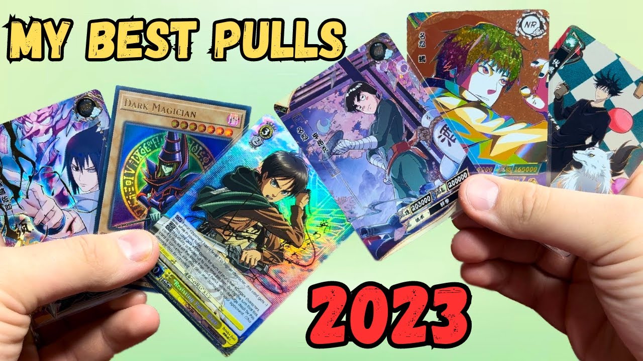 MY BEST TRADING CARD PULLS FROM 2023! (Naruto Kayou, Weiss Schwarz, Pokemon, Yugioh)