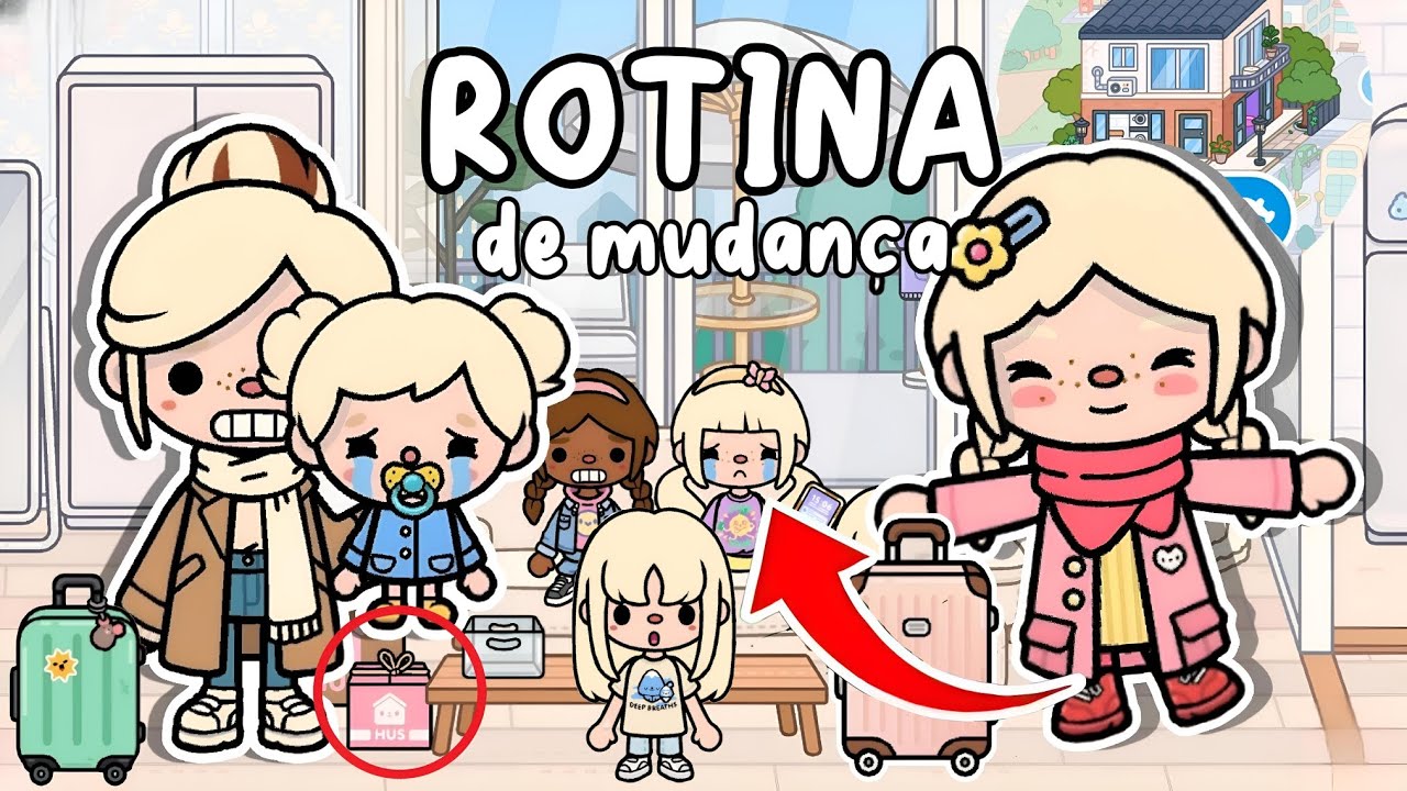 ROTINA DE MUDAN&Ccedil;A PARA O NOVO APARTAMENTO NO TOCA LIFE WORLD! 🏡☀️ | Toca Boca Rotinas e Hist&oacute;rias
