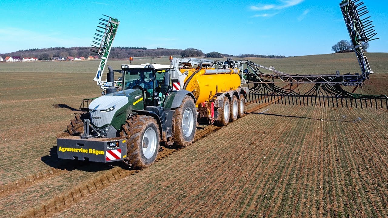 FENDT 1050 PineGreen I RÜGEN I VEENHUIS 32m3 im Einsatz