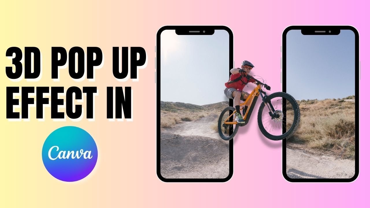 How to make 3d pop up effect in canva tutorial by DLC Ventures India