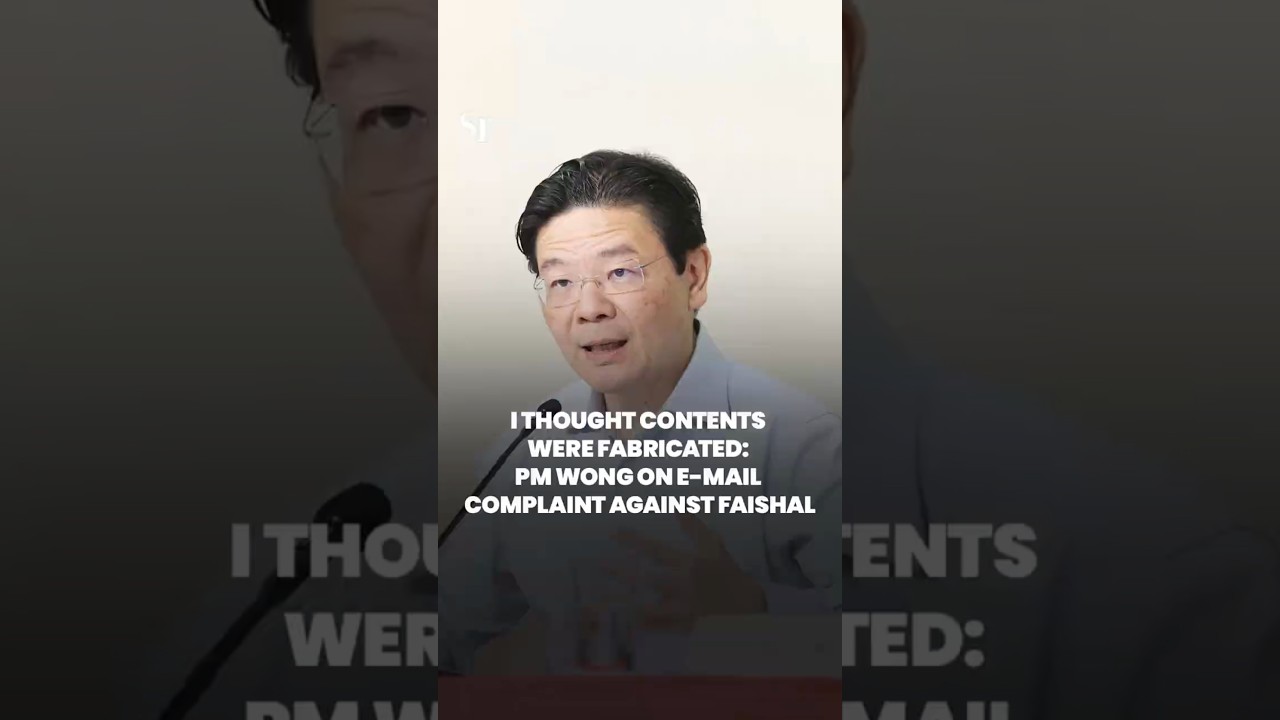 &lsquo;Disbelief and shock&rsquo;: PM Wong on Faishal&rsquo;s interactions with woman