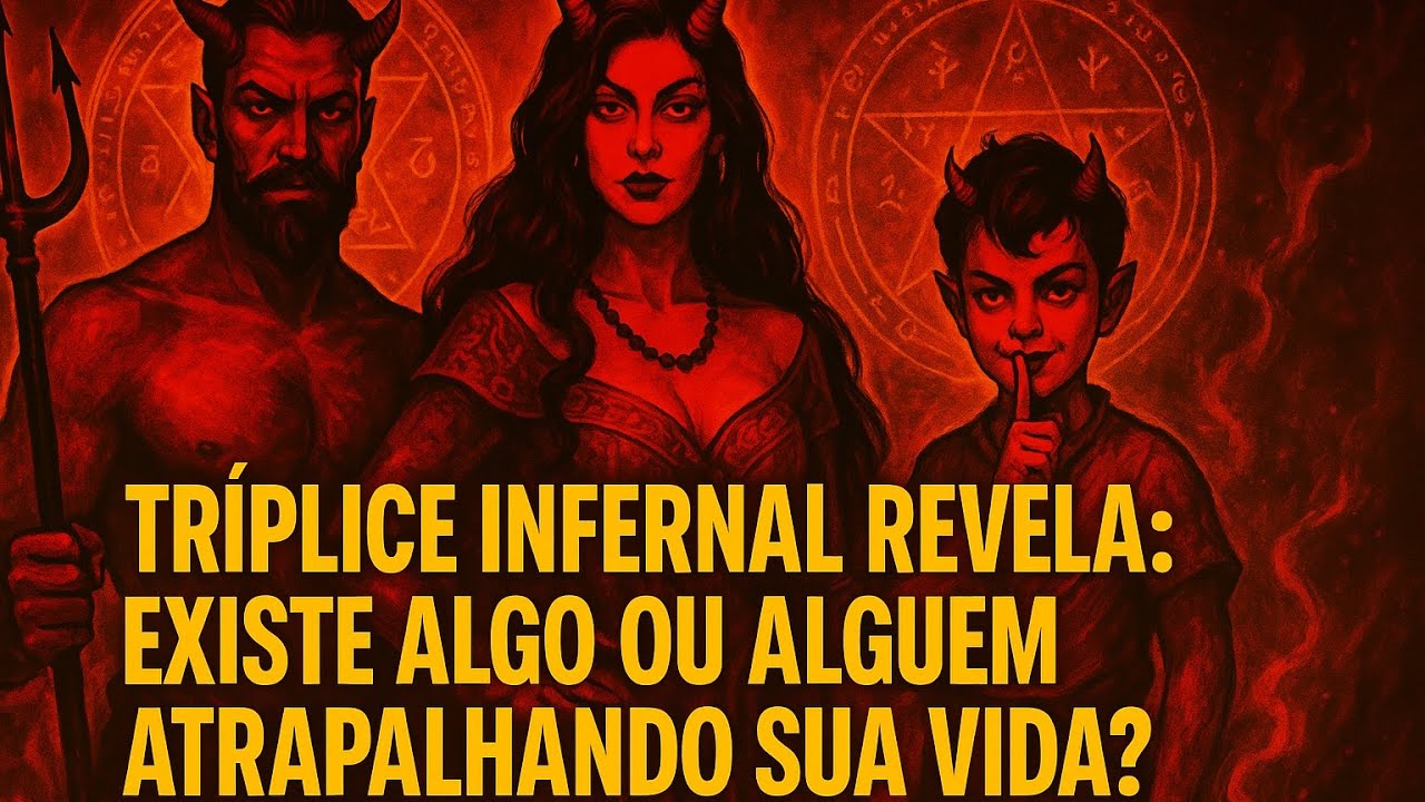 Tríplice Infernal revela: Existe algo ou alguém atrapalhando sua vida?