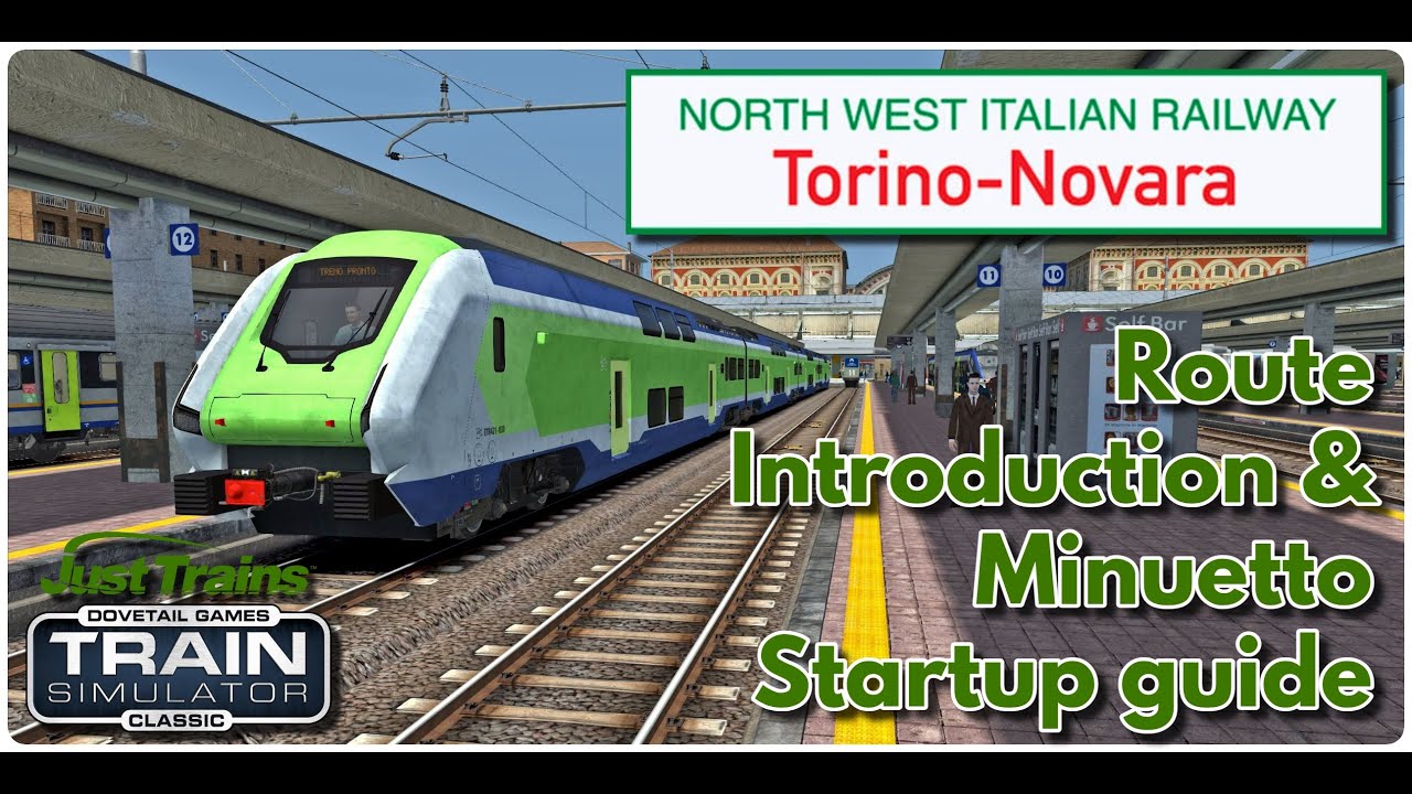 North Western Italian Railway Torino-Novara Train Sim Classic - Just Trains - Coming Soon.