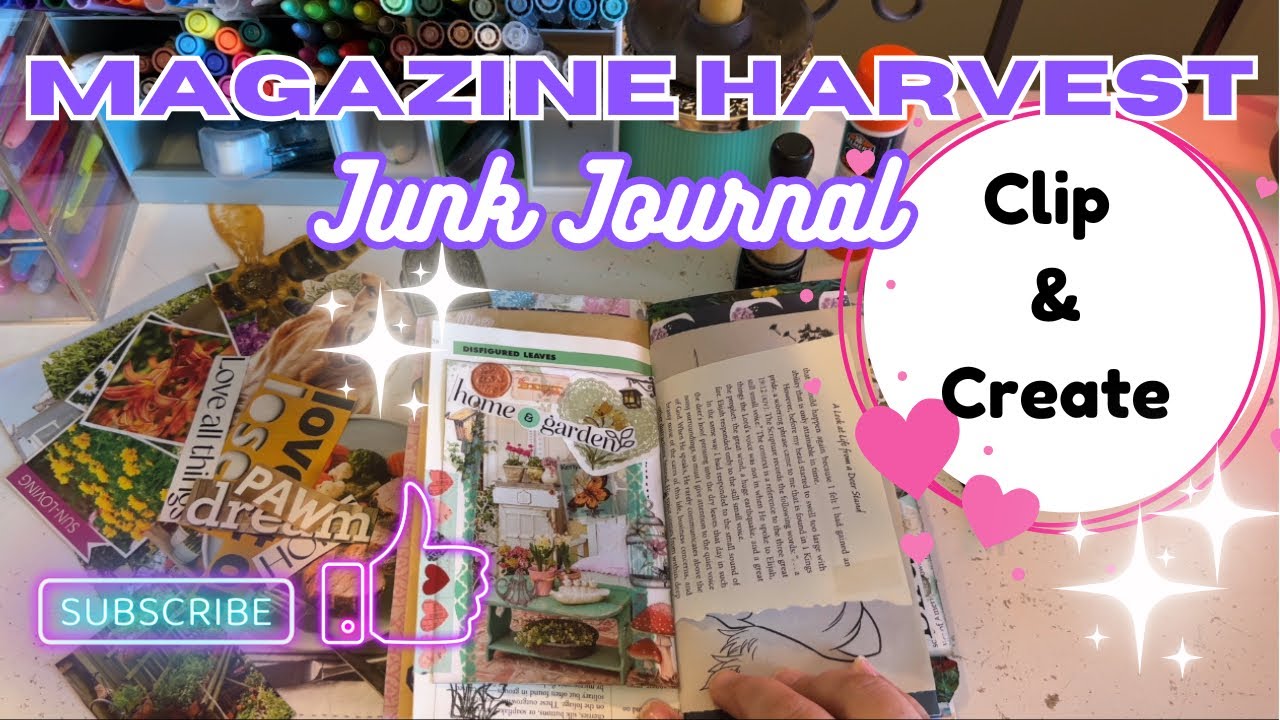 Magazine Harvest for Junk Journal | Cut & Create | Dollar Tree Magazines