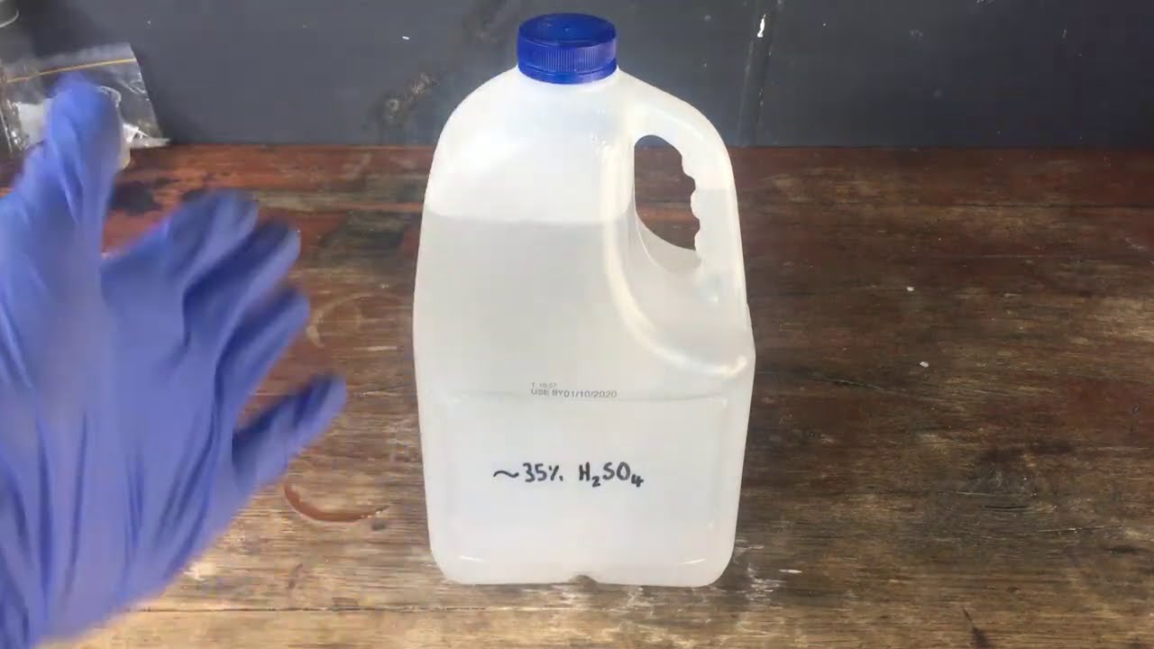 Sulfuric Acid From A Car Battery