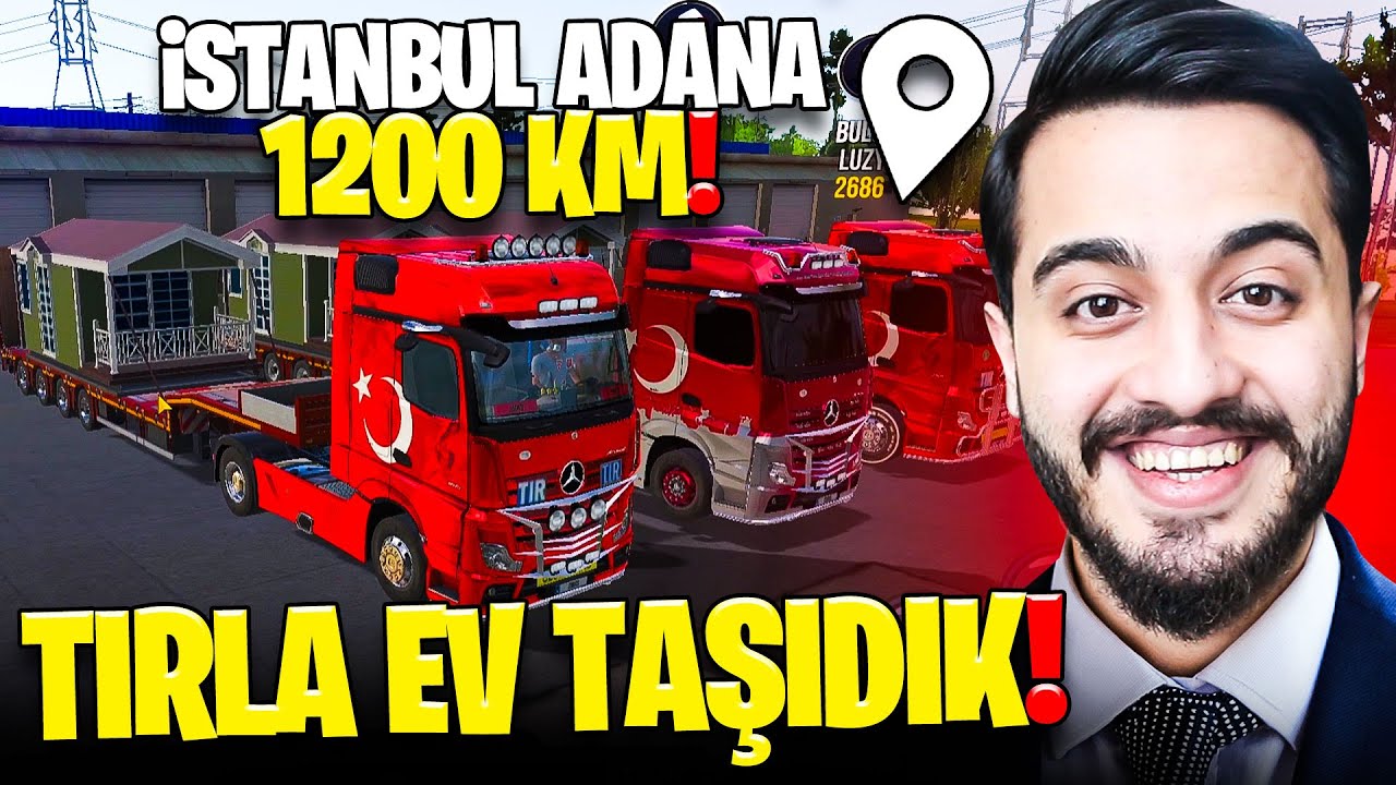 OHA! TIRLARIMIZA MÜSTAKİL EV YÜKLEYİP 1000 KM TAŞIDIK! (REKOR AĞIRLIK) Truck Simülatör Ultimate #3