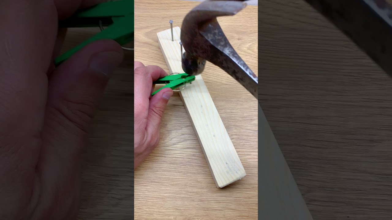 7 super ways to hammer in a nail. DIY tools. #shorts