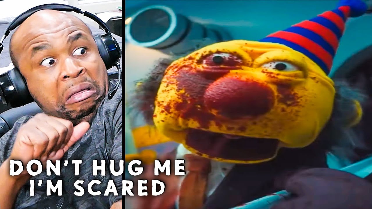 Reacting To Dont Hug Me Im Scared BANNED T.V. Show