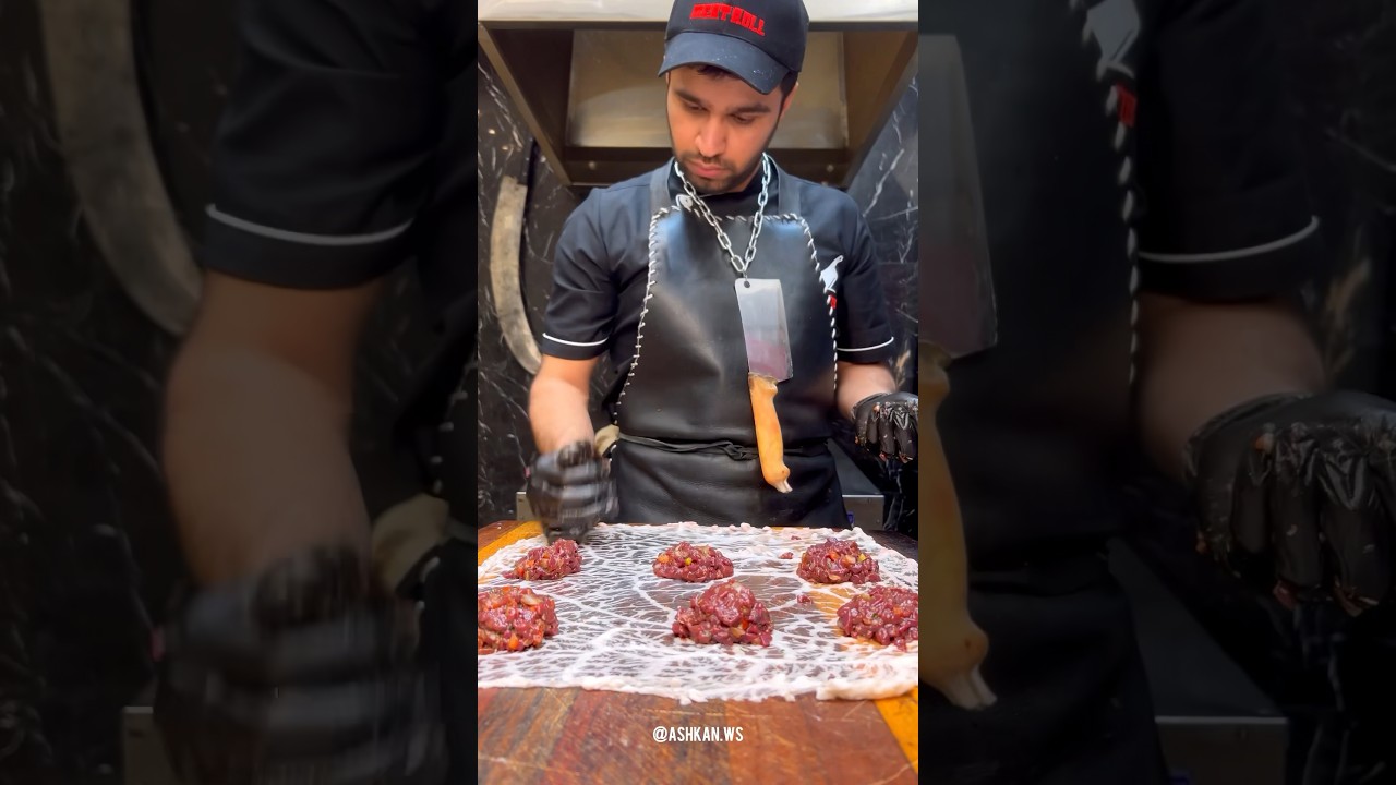 Special meat and liver roast 🔥🐑🫁 #kebab #sheep #shorts