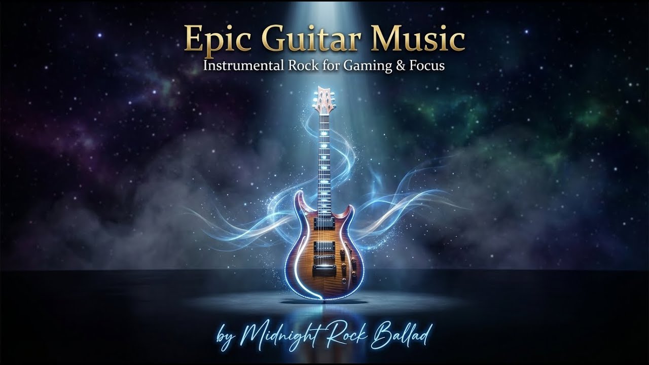 Epic Guitar Instrumentals | Powerful Rock Music for Productivity