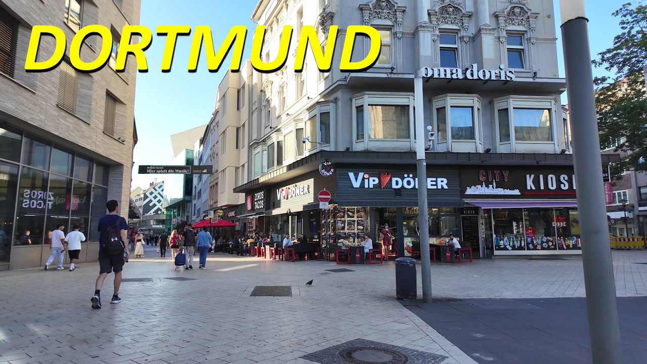 Dortmund walkingtour 4K | Innenstadtbereich 2025