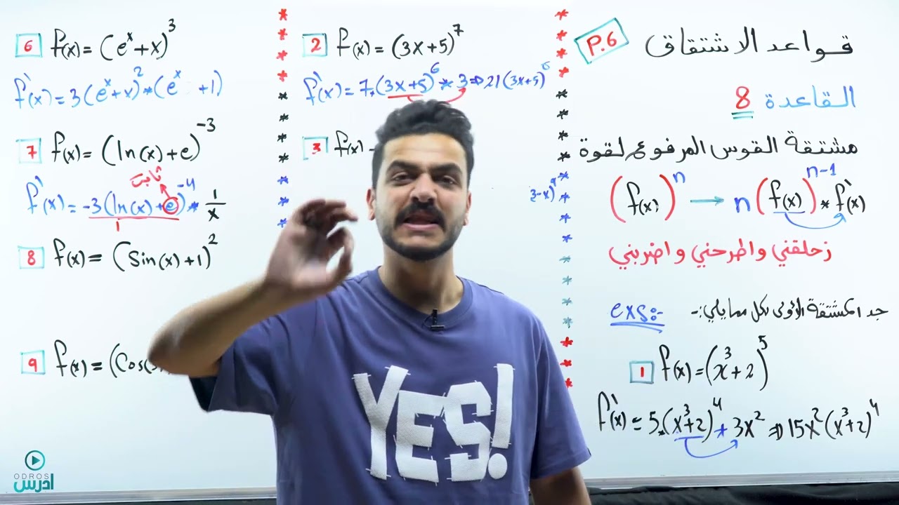 قواعد الاشتقاق (6) - توجيهي علمي - مع الأستاذ يوسف حجير