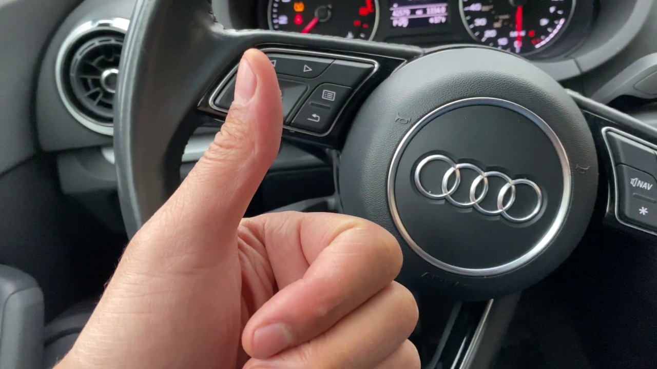 Audi A3 – how to turn on/off windshield wipers