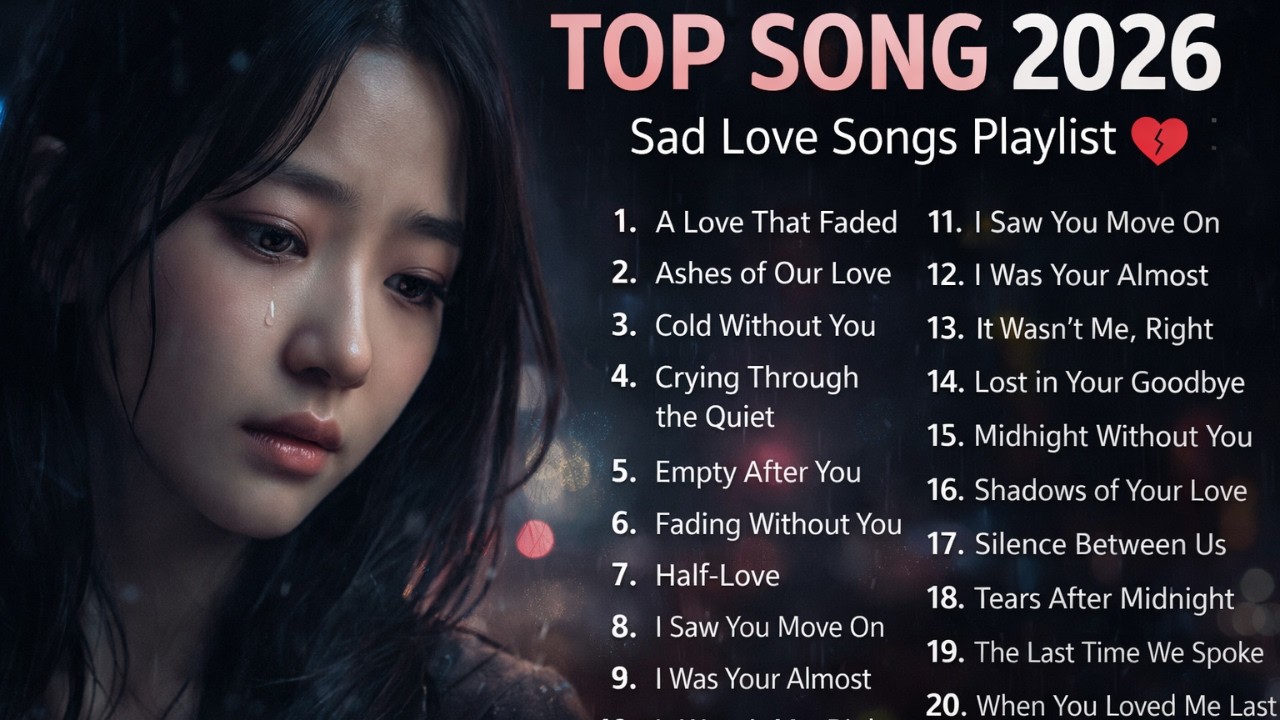 Heartbreak Love Songs 2026 | love ballads | English broken Heart song | Sad love song