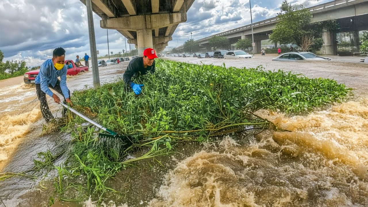 It is Too Much Floating Plants On Road - We Need Help
