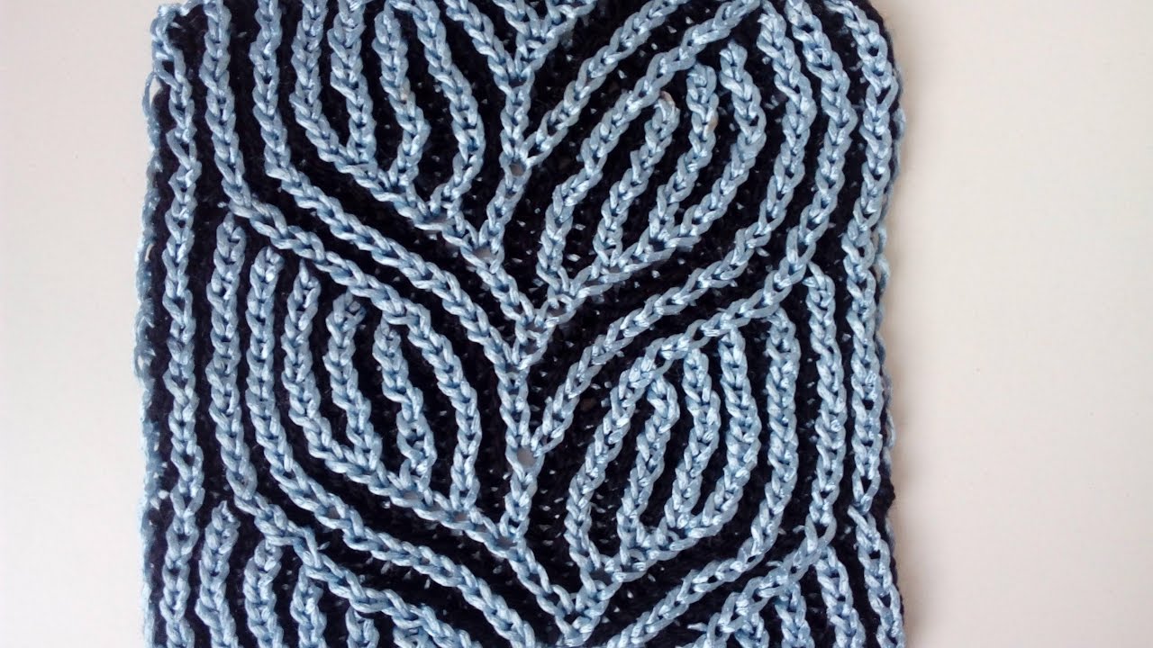 Brioche knitting *Leaves* knitting patterns